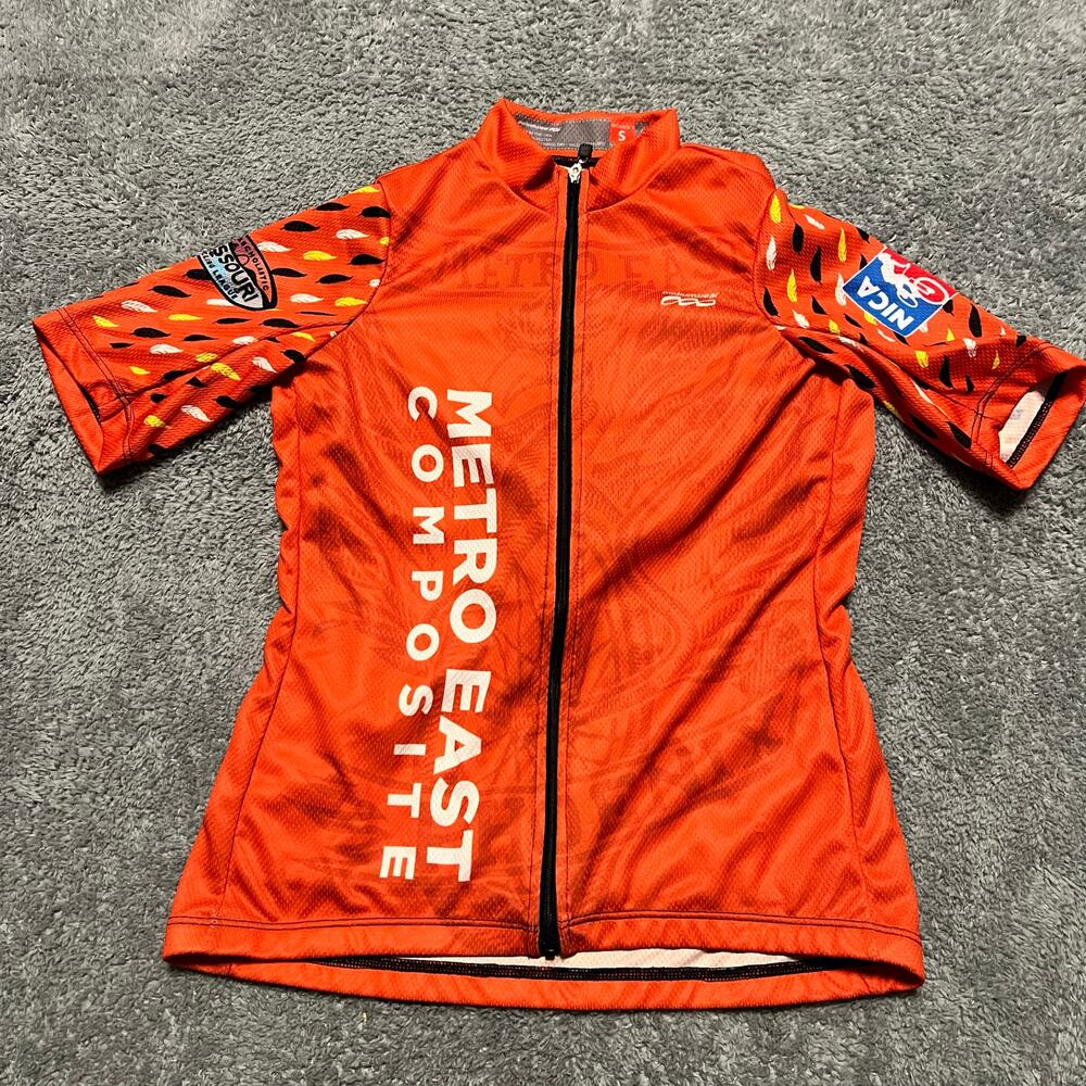 Podiumwear Cycle Jersey Shirt Womens Small Performance Cycling Pocket